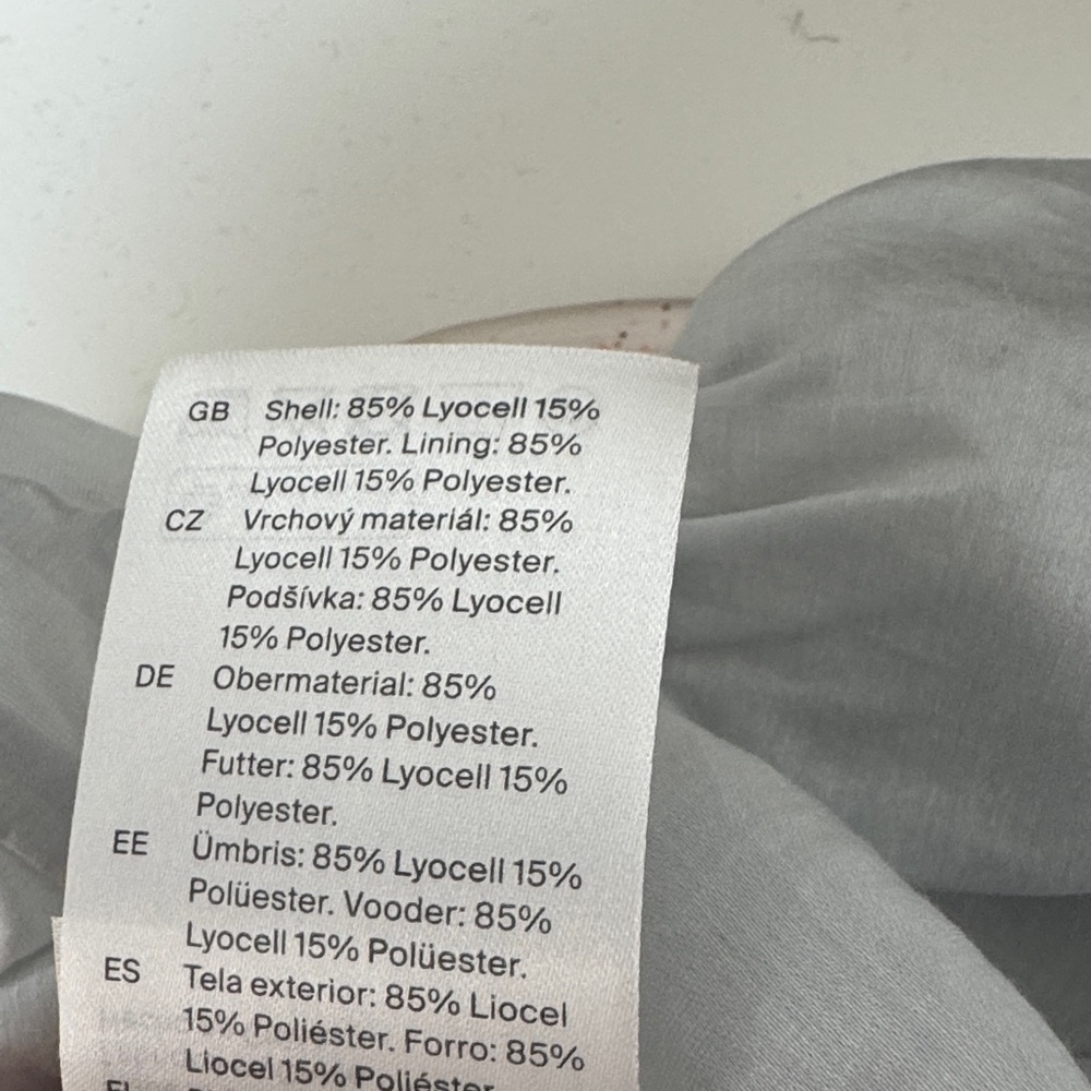 COS Light Gray Blouse size 2 - Picture 6 of 6